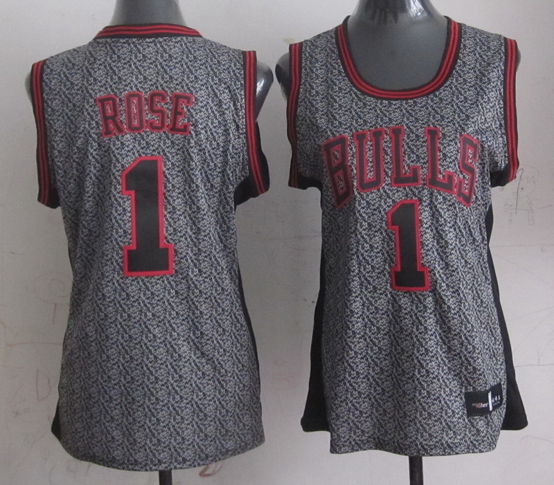 NBA Chicago Bulls #1 Rose Women Jerseys