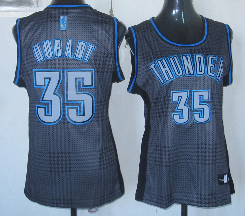 NBA Oklahoma City Thunder #35 Durant Blue Women Jersey