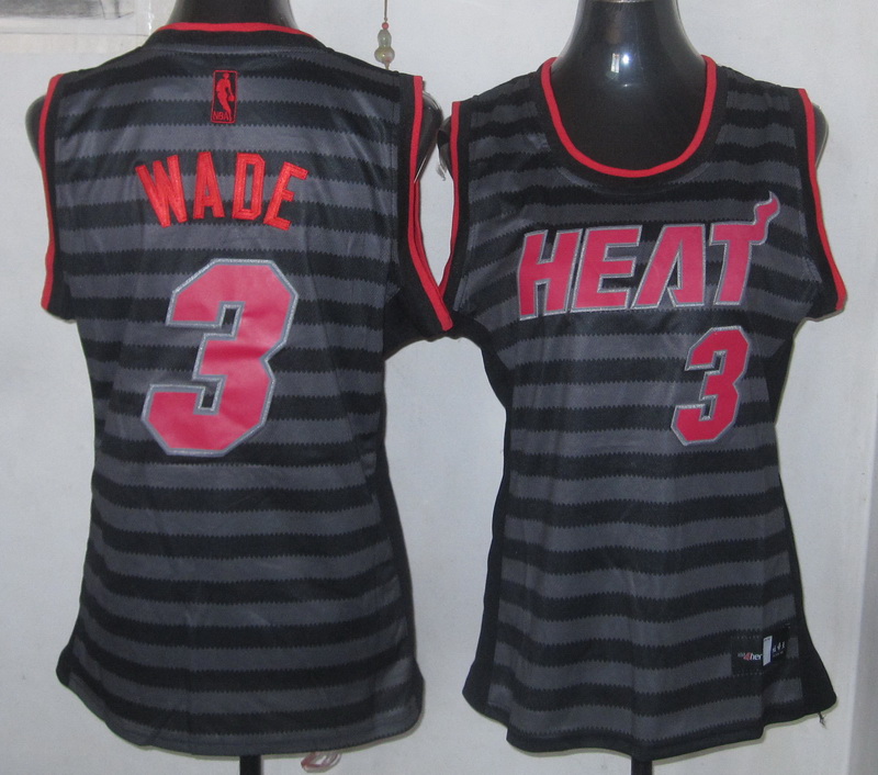NBA Miami Heat #3 Wade Women Jersey 2