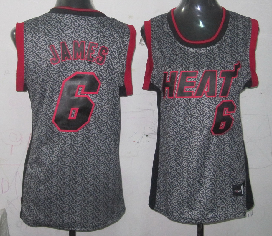 NBA Miami Heat #6 James Women Jersey 3