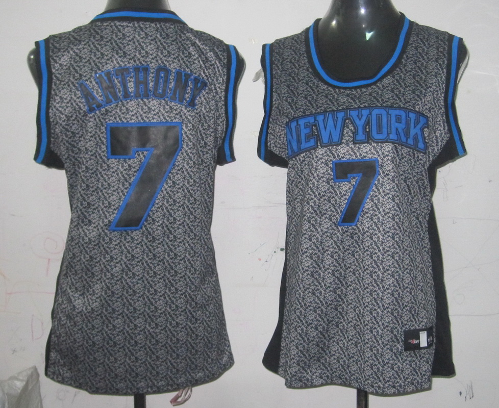 NBA New York Knicks #7 Anthony Women Jersey 3