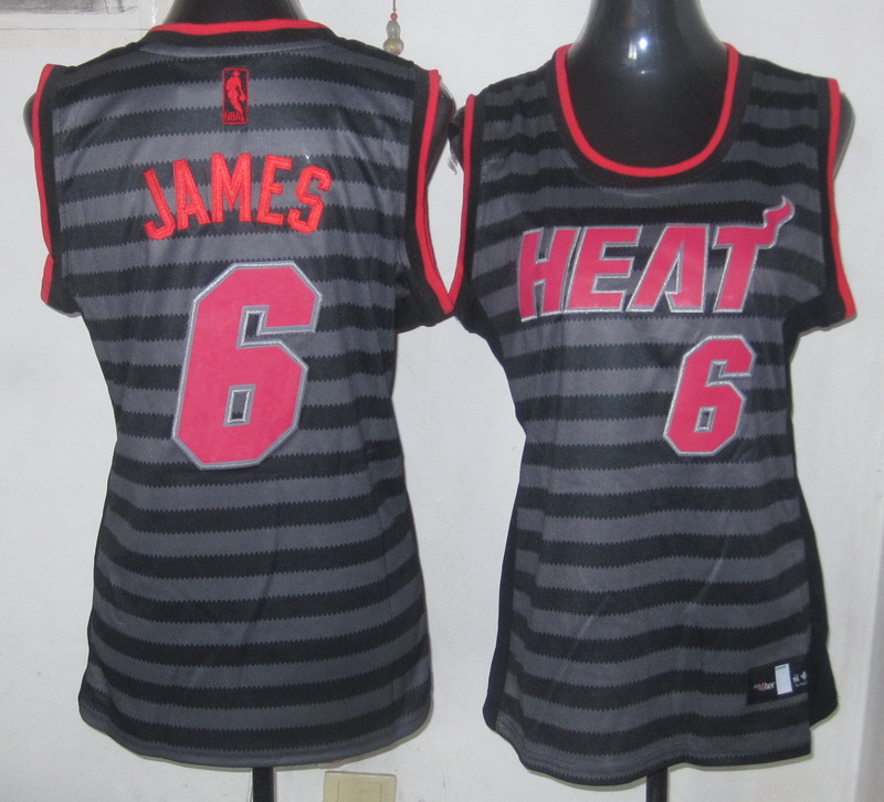 NBA Miami Heat #6 James Women Jersey 2
