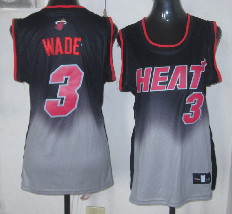 NBA Miami Heat #3 Wade Women Jersey 1