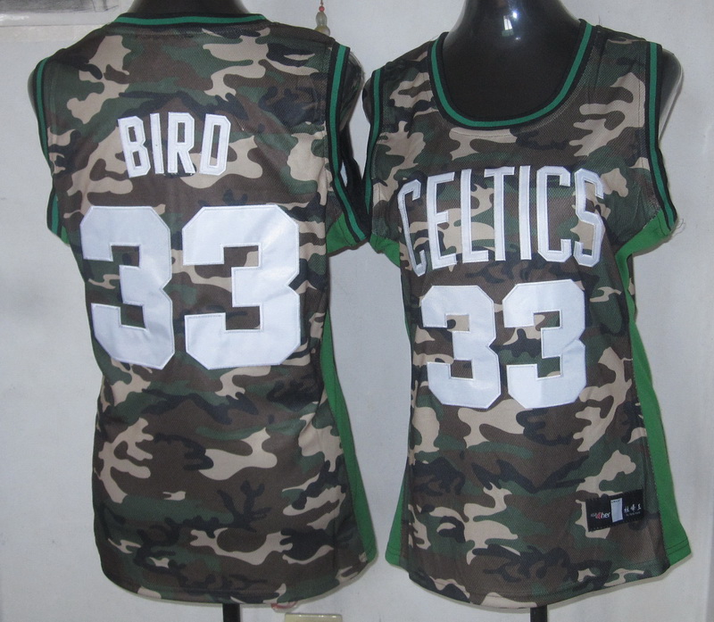 NBA Boston Celtics #33 Bird Women Jersey 3
