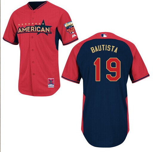 MLB Toronto Blue Jays #19 Bautista 2014 All Star Jersey