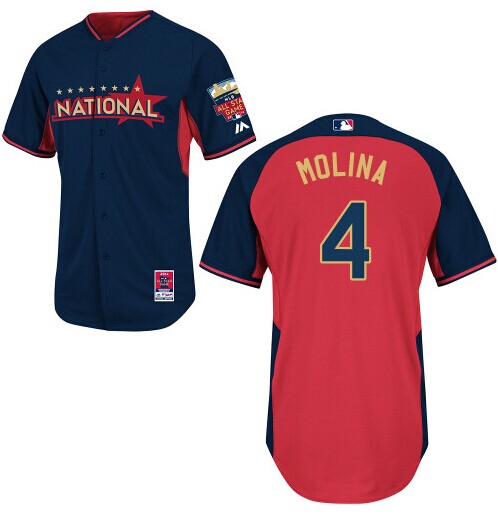 MLB St. Louis Cardinals #4 Molina 2014 All Star Jersey