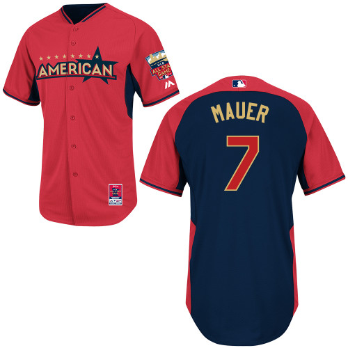 MLB Minnesota Twins #7 Mauer 2014 All Star Jersey