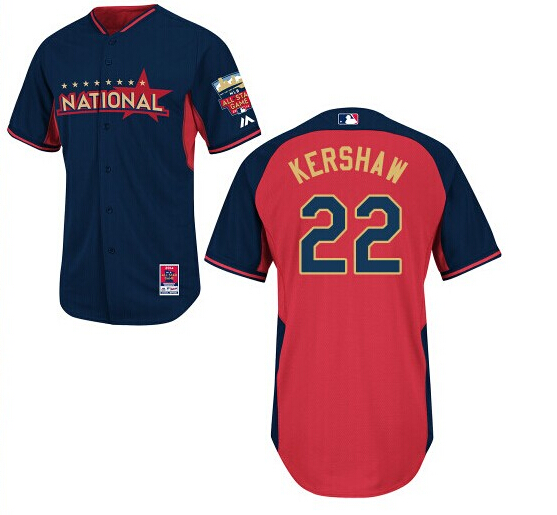 MLB Los Angeles Dodgers #22 Kershaw 2014 All Stra Jersey