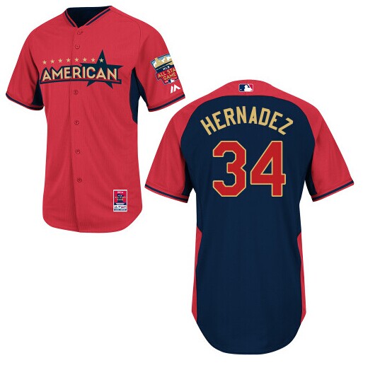 MLB Jerseys Seattle Mariners Felix Hernandez #34 2014 All Star Jersey