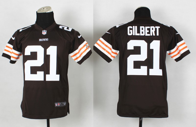 New Nike Cleveland browns #21 Gilbert Brown Youth Jerseys