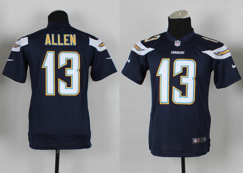 NFL Jersey San Diego Chargers Keenan Allen #13 Blue Youth Jersey