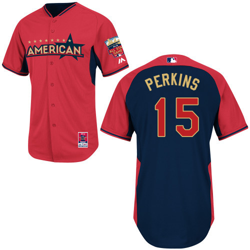MLB Minnesota Twins #15 Perkins 2014 All Star Jersey