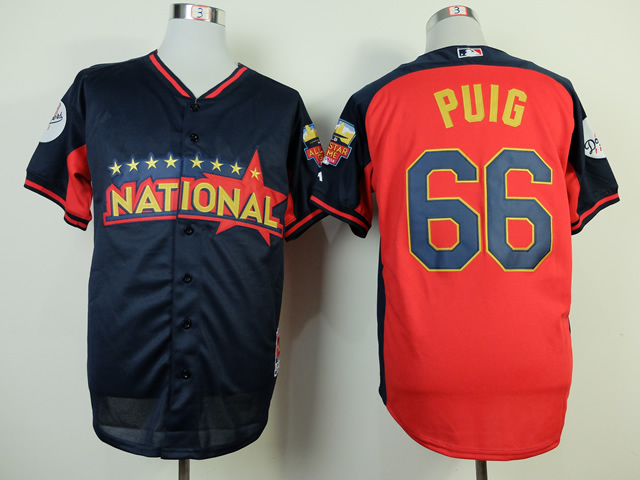 MLB Los Angeles Dodgers #66 puig 2014 All Star Jersey