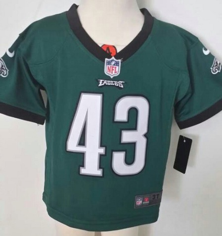 Nike Philadelphia eagles #43 Sproles Green Kids Jersey 2-5T