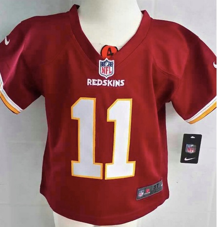 Nike redskins #11 Jackson Red Kids  jersey 2-5T