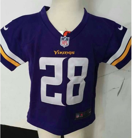 Nike Minnesota Vikings #28 Peterson Kids Jersey 2-5T