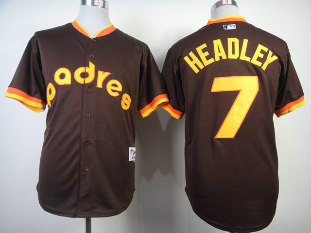MLB San Diego Padres #7 Headley Coffee jerseys