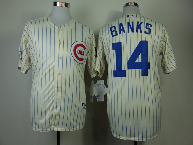 Chicago Cubs Authentic 1969 Turn 14 Binks The Clock Jersey