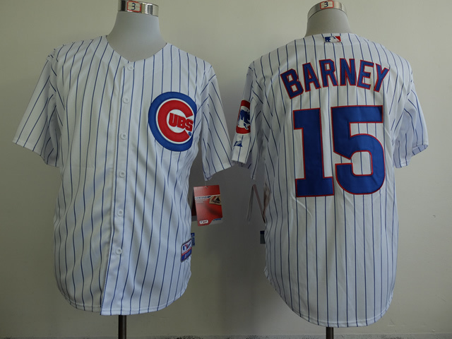 MLB Chicago cubs #15 Barney White Pinstripe Jersey