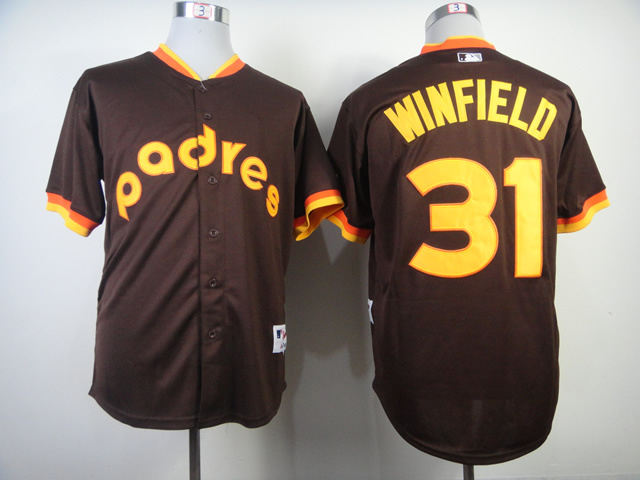 MLB Jerseys San Diego Padres #31 Winfield M&N Jersey