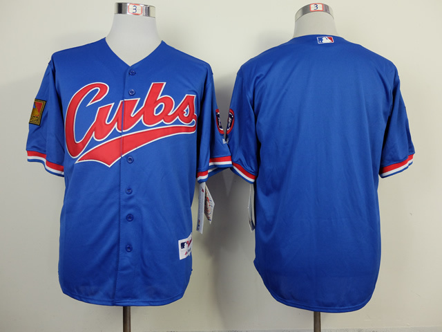 MLB Chicago Cubs Blank Blue Jersey