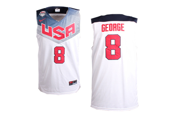 NBA USA Team #8 George White Jersey
