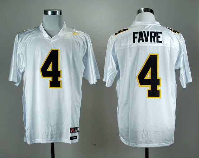 NCAA Southern Mississippi Golden Eagles #4 Favre White Jersey