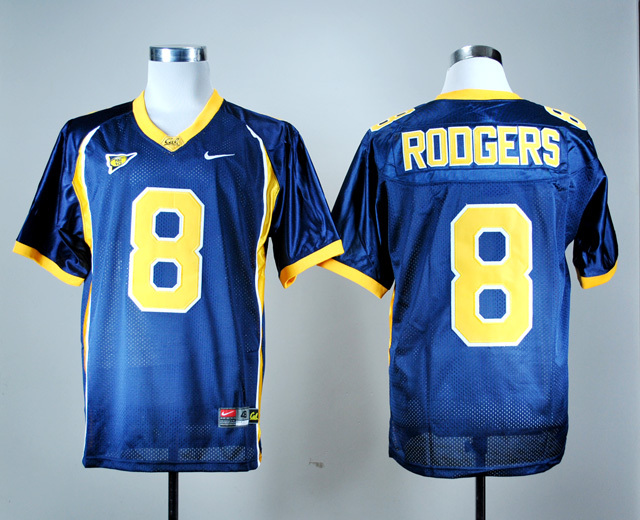 Nike California Golden Bears Aaron Rodgers 8 Navy Blue College Football Jersey