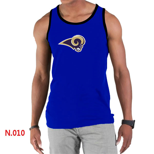 Nike NFL St.Louis Rams Sideline Legend Authentic Logo men Tank Top Blue