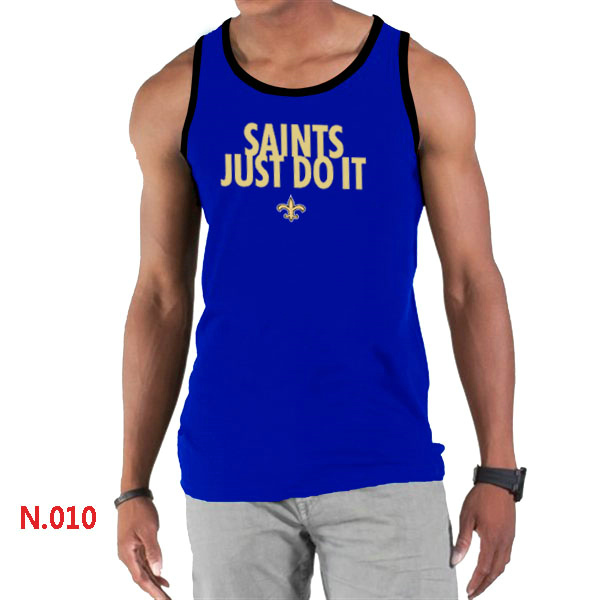 Nike NFL New Orleans Saints  Sideline Legend Authentic Logo men Tank Top Blue 2