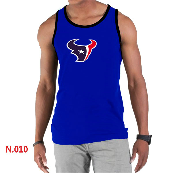 Nike NFL Houston Texans  Sideline Legend Authentic Logo men Tank Top Blue