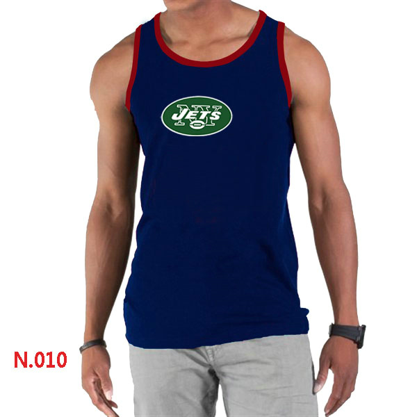 Nike NFL New York Jets Sideline Legend Authentic Logo men Tank Top D.Blue