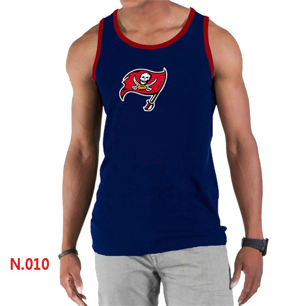 Nike NFL Tampa Bay Buccaneers Sideline Legend Authentic Logo men Tank Top D.Blue