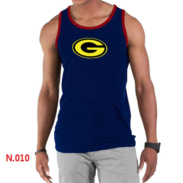 Nike NFL Green Bay Packers  Sideline Legend Authentic Logo men Tank Top D.Blue 2