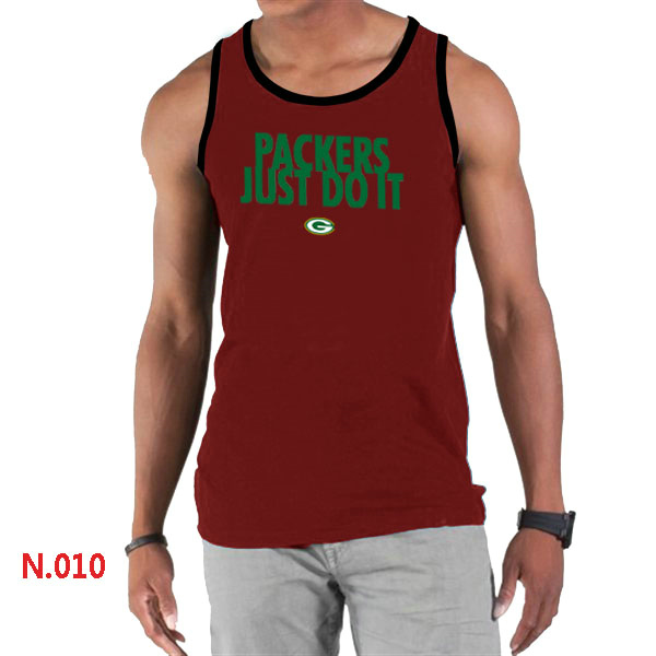 Nike NFL Green Bay Packers  Sideline Legend Authentic Logo men Tank Top Red 3