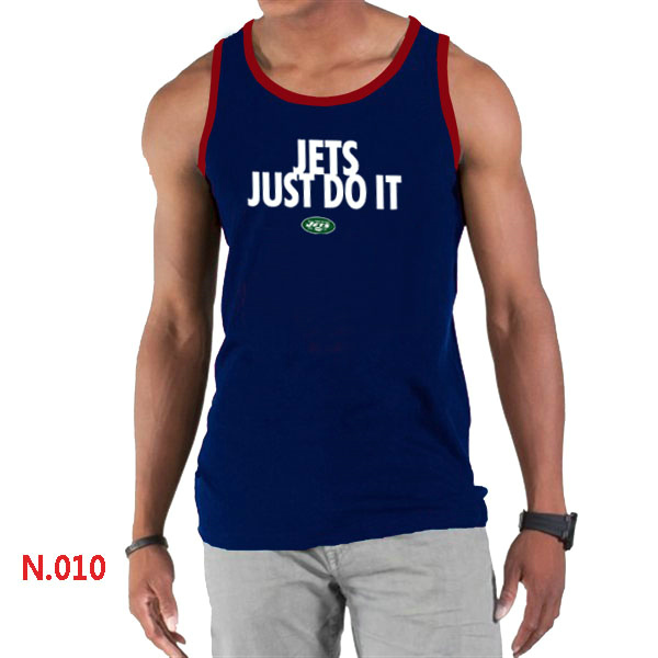 Nike NFL New York Jets Sideline Legend Authentic Logo men Tank Top D.Blue 2