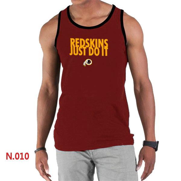 Nike NFL Washington Red  Skins Sideline Legend Authentic Logo men Tank Top Red 2