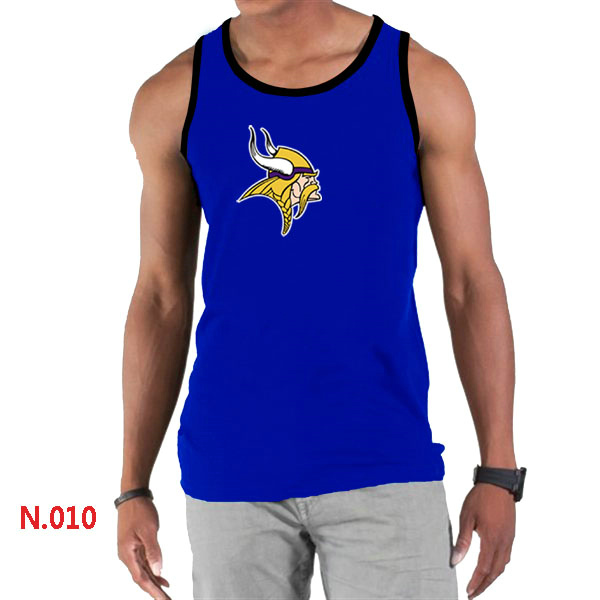 Nike NFL Minnesota Vikings  Sideline Legend Authentic Logo men Tank Top Blue