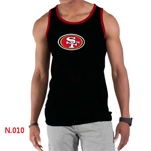 Nike NFL San Francisco 49ers Sideline Legend Authentic Logo men Tank Top Black