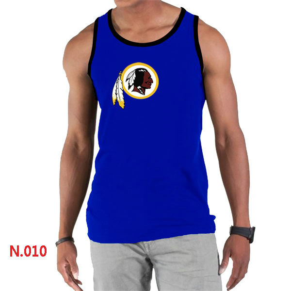 Nike NFL Washington Red  Skins Sideline Legend Authentic Logo men Tank Top Blue