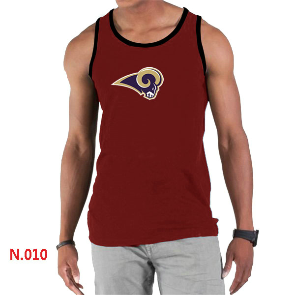 Nike NFL St.Louis Rams Sideline Legend Authentic Logo men Tank Top Red