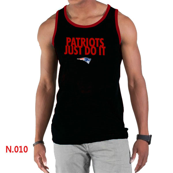 Nike NFL New England Patriots  Sideline Legend Authentic Logo men Tank Top Black 3