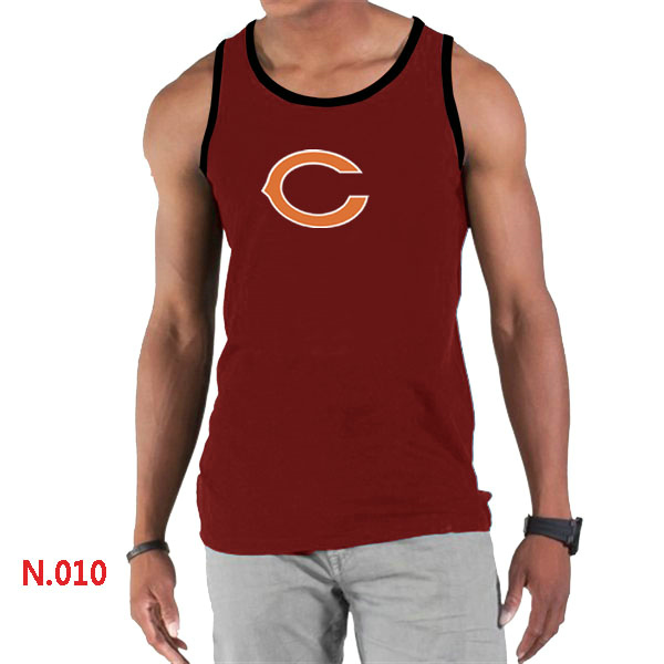 Nike NFL Chicago Bears  Sideline Legend Authentic Logo men Tank Top Red