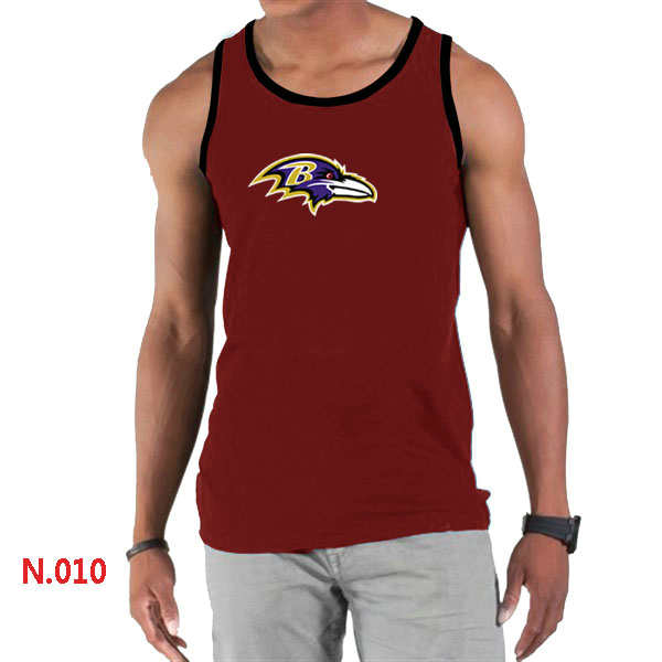 Nike NFL Baltimore Ravens Sideline Legend Authentic Logo men Tank Top Red