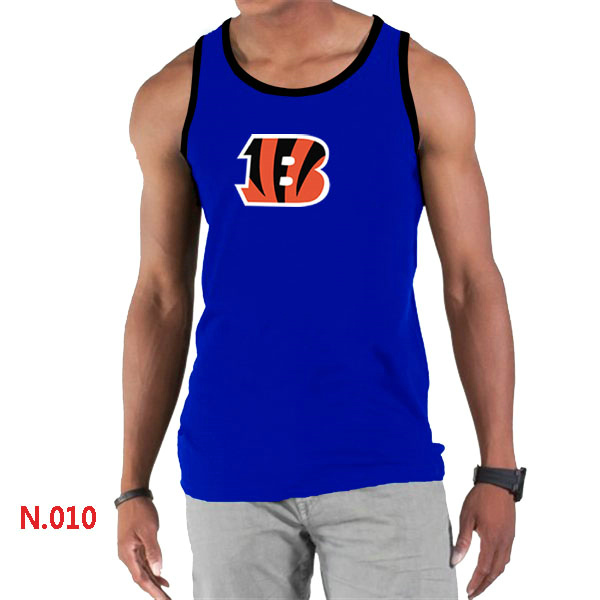 Nike NFL Cincinnati Bengals  Sideline Legend Authentic Logo men Tank Top Blue