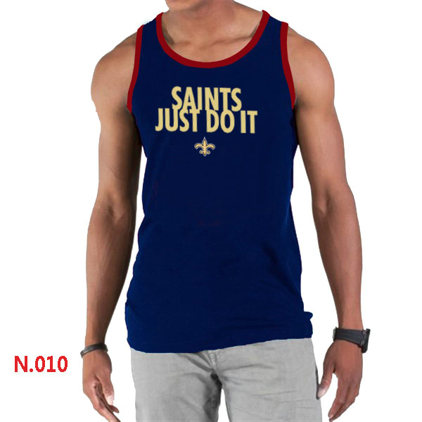 Nike NFL New Orleans Saints  Sideline Legend Authentic Logo men Tank Top D.Blue 2