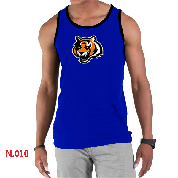 Nike NFL Cincinnati Bengals  Sideline Legend Authentic Logo men Tank Top Blue 2