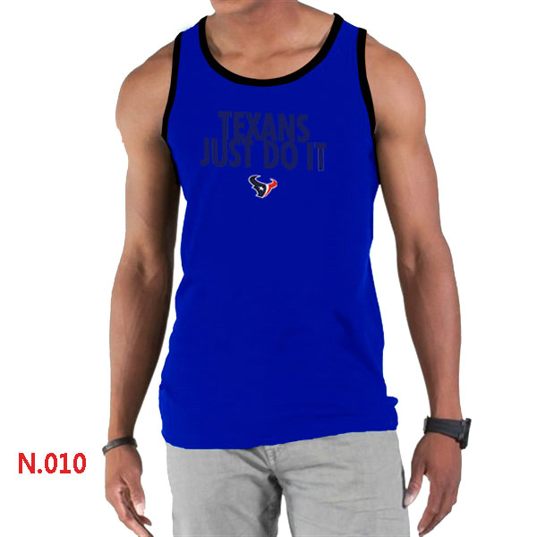 Nike NFL Houston Texans  Sideline Legend Authentic Logo men Tank Top Blue 2