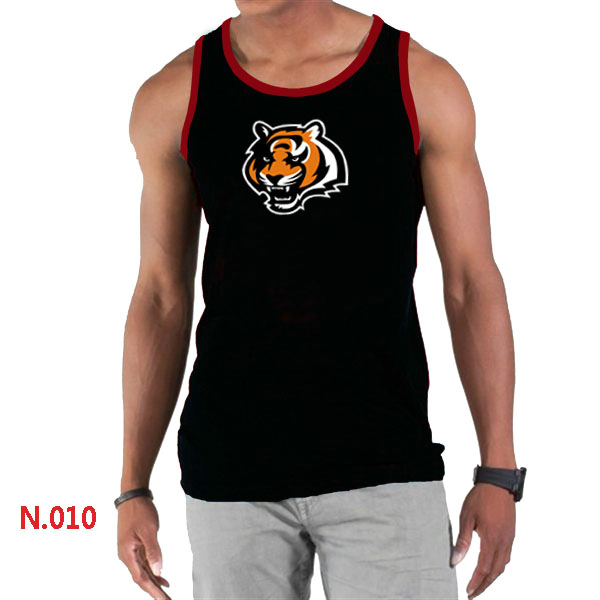 Nike NFL Cincinnati Bengals  Sideline Legend Authentic Logo men Tank Top Black 2