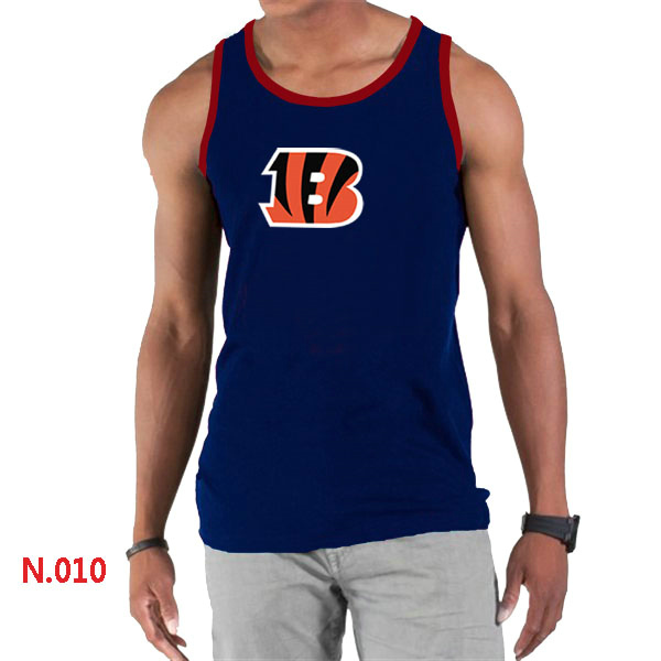 Nike NFL Cincinnati Bengals  Sideline Legend Authentic Logo men Tank Top D.Blue